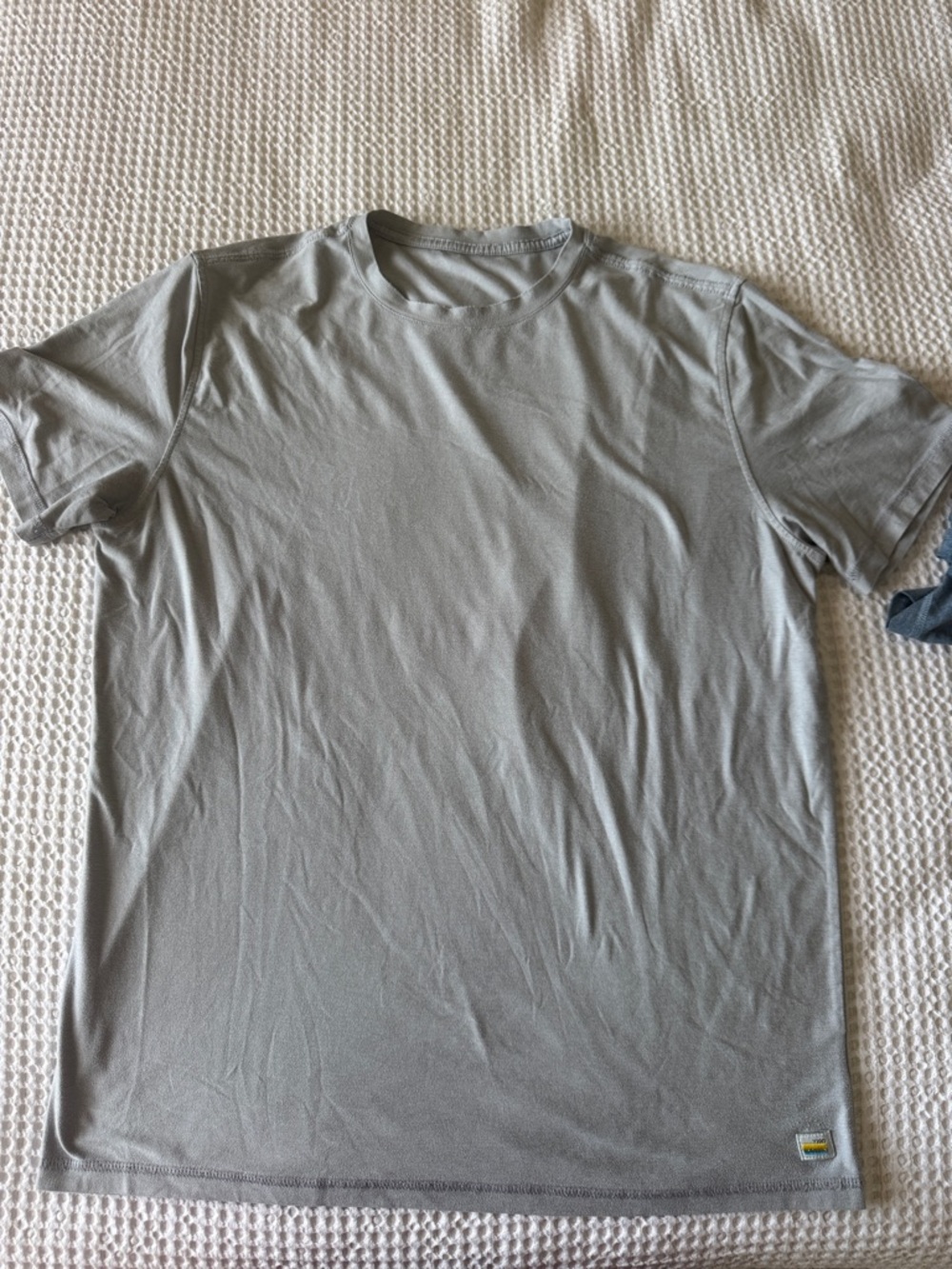 Vuori Light Gray Crew Tee